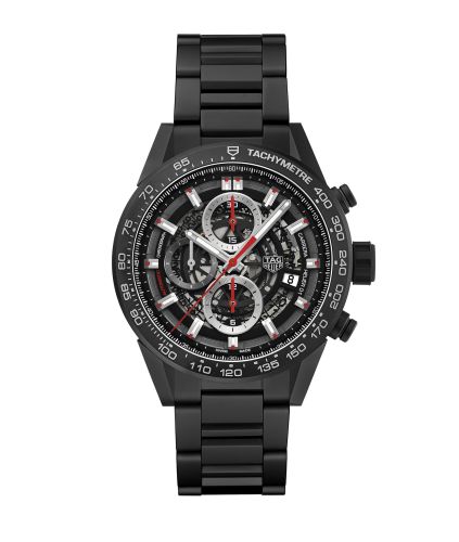 TAG Heuer Carrera Calibre Heuer 01 43 Black Ceramic / Stainless Steel / Bracelet
